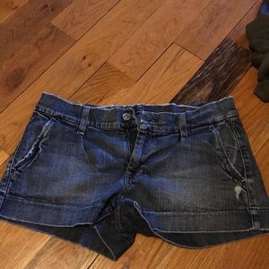 For all man kind 7 jean shorts.